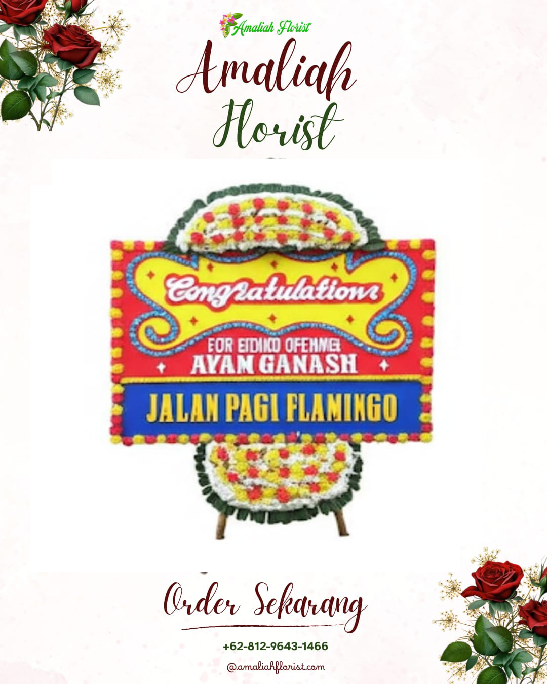 Sewa Papan Bunga Banjarbaru
